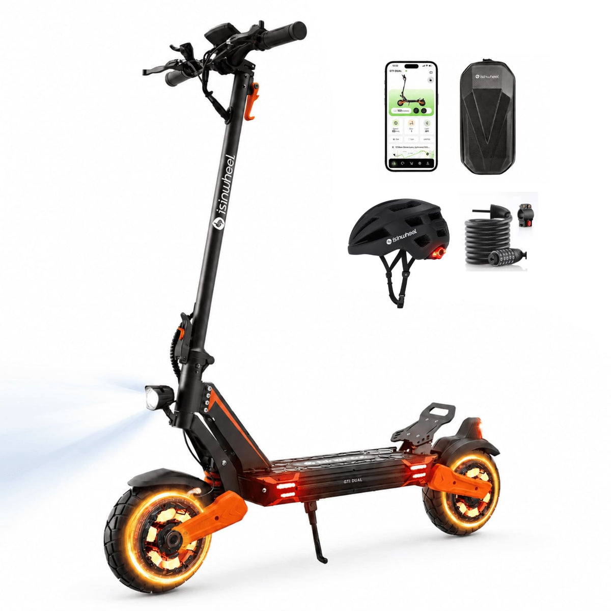 Isinwheel GT1 Dual-Motor Electric Scooter - view 3